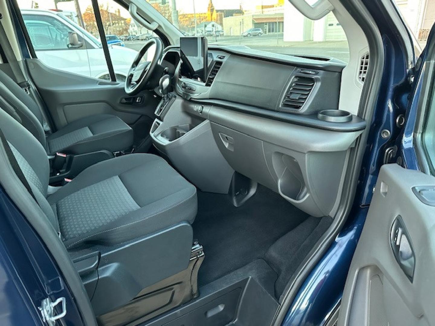 2022 BLUE Ford Transit 350 Wagon Low Roof XLT w/Sliding Pass. 148-in. WB (1FBAX9YG0NK) with an 3.5L V6 DOHC 24V engine, 6A transmission, located at 3200 1st Avenue North, Billings, MT, 59101, (406) 245-9055, 45.779270, -108.510742 - This is One of Our 12 Passenger Vans Available for Rent. Tilt Steering, Cruise Control, Front & Rear Air Conditioning, Power Windows, Power Door Locks and All Wheel Drive. Auto Brokers of Montana/AA&A Auto Rental/Fox Car Rental Billings - Photo#4
